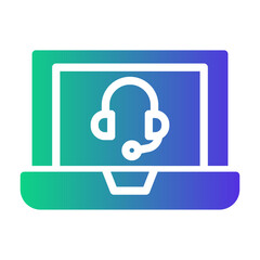 assistance Gradient icon