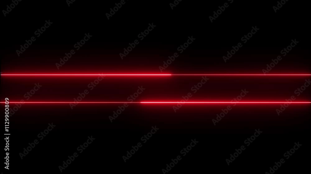 Poster abstract red lowing neon speed lines. abstract neon laser lines motion background. modern futuristic