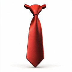 striking red tie with unique design, perfect for formal occasions