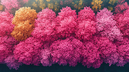 Fototapeta premium blooming cherry trees, symbolizing renewal, peace, and beauty. The delicate pink flowers evoke feelings of spring and hope, representing fleeting moments of natural wonder