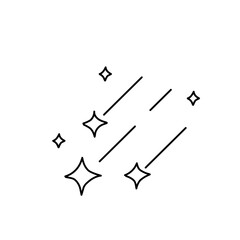 Astronomy line icon