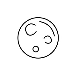 Astronomy line icon