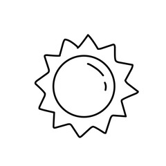 Astronomy line icon