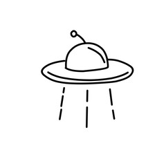 Astronomy line icon