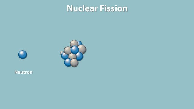 Nuclear Fission Process Illustrated