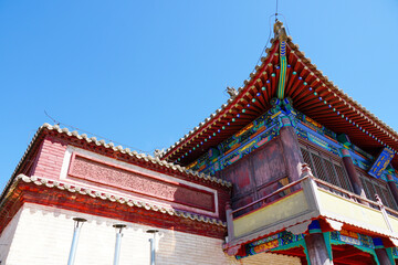 Wusutu Lama Temple, Hohhot, Inner Mongolia, China