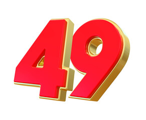 Red Number 49