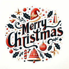 merry Christmas Typography