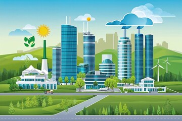 Eco-Conscious Urban Art Exhibition Highlighting Renewable Energy and Sustainability Practices