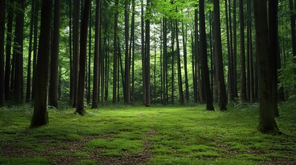 Obraz premium Eerieliminal Environment: A Mysterious and Atmospheric Space