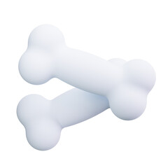 Bone for Dog 3d Render Icons