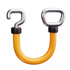 Dog Leash 3d Render Icons