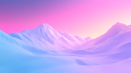 Fototapeta premium Pink blue white aurora borealis, polar lights over ice and snow landscape, generative ai. aurora borealis. illustration. Aurorae. Illustration