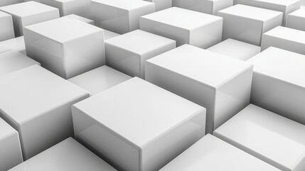 abstract architecture background, presentation, light grey, bright, black and white, soft lighting, low contrast, depth, minimal, clean, rectangular shapes, low angle 