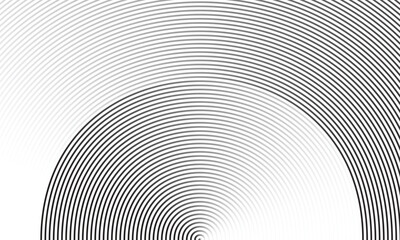 abstract simple gradient irregular thin line circle pattern design.