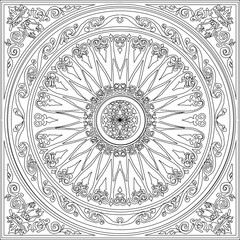 vector illustration design image background ornament decoration arabic pattern