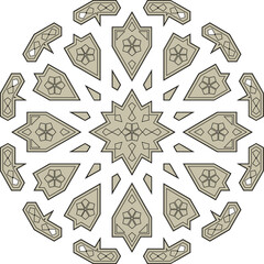vector illustration design image background ornament decoration arabic pattern