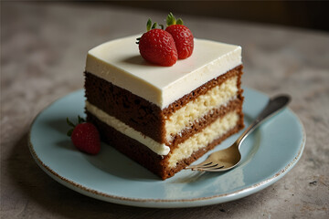 Culinary Canvas: An Exquisite Slice of Sweet Perfection