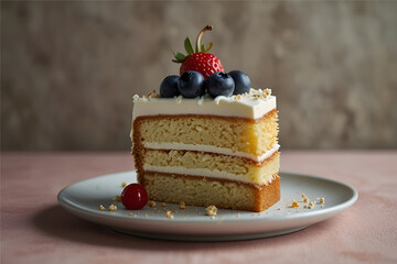 Culinary Canvas: An Exquisite Slice of Sweet Perfection