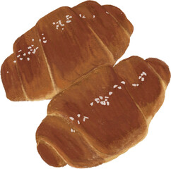 Salt Bread Butter Bread Food Dessert Design Vector / 소금 빵 버터 브레드 음식 디저트 디자인 벡터