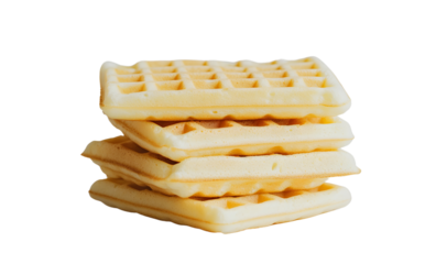 Delicious waffles stacked neatly food photography bright culinary delights close-up perspective for seo impact