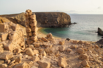 Landscape photo of Papagayo beach in Lanzarote