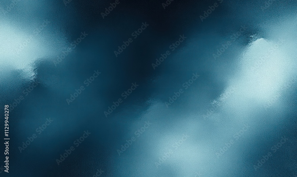 Aufkleber abstract gradient ocean blue teal background with soft textures and tranquil lighting for presentati