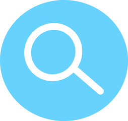 Magnifying Glass Search Icon Graphic