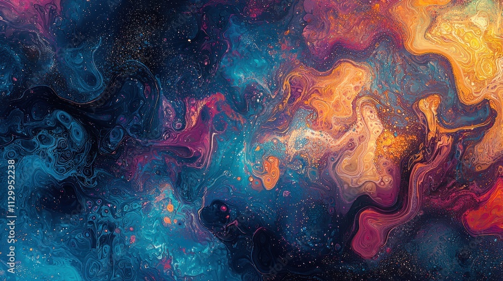 Aufkleber a beautifully designed creative background with intricate patterns and color blends that inspire art
