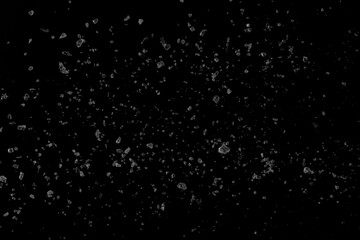 Ice, snow, broken ice, glass, granules, texture, texture, material, black background, overlay, color, broken glass, splash, explosion, graphics, beverage, soda, cola, juice, liquor, cocktail.