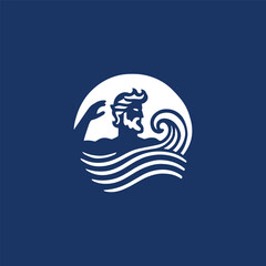 Poseidon wave logo