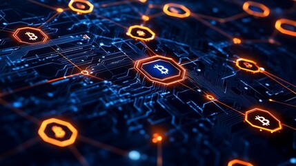 Bitcoin network, cryptocurrency blockchain technology.