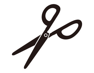 可愛いハサミのイラスト　はさみのアイコン