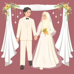 Wedding day illustration