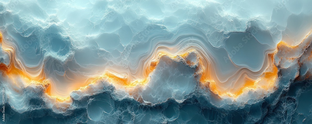 Poster digital marble texture design baroque art natural lighting fluid patterns