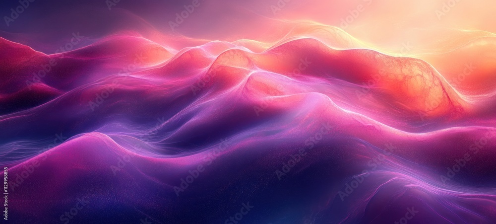 Poster magenta purple gradient abstract background elegant design space trend 2025 smooth texture