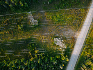 powerlines in the country
