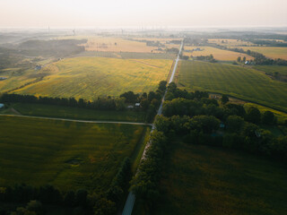 view of the countryside
