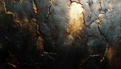 Scratched Metallic Surface with Chiaroscuro Lighting for Graphic Overlay Design