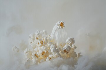 Popcorn Exploding in a Cloud of Steam