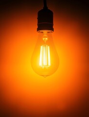 An innovative light bulb concept symbolizing breakthrough ideas and creative thinking, representing smart marketing strategies and business genius for success.

