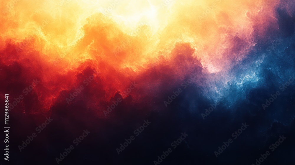 Aufkleber abstract gradient background texture vibrant colorful soft focus digital art blurred noise effect re