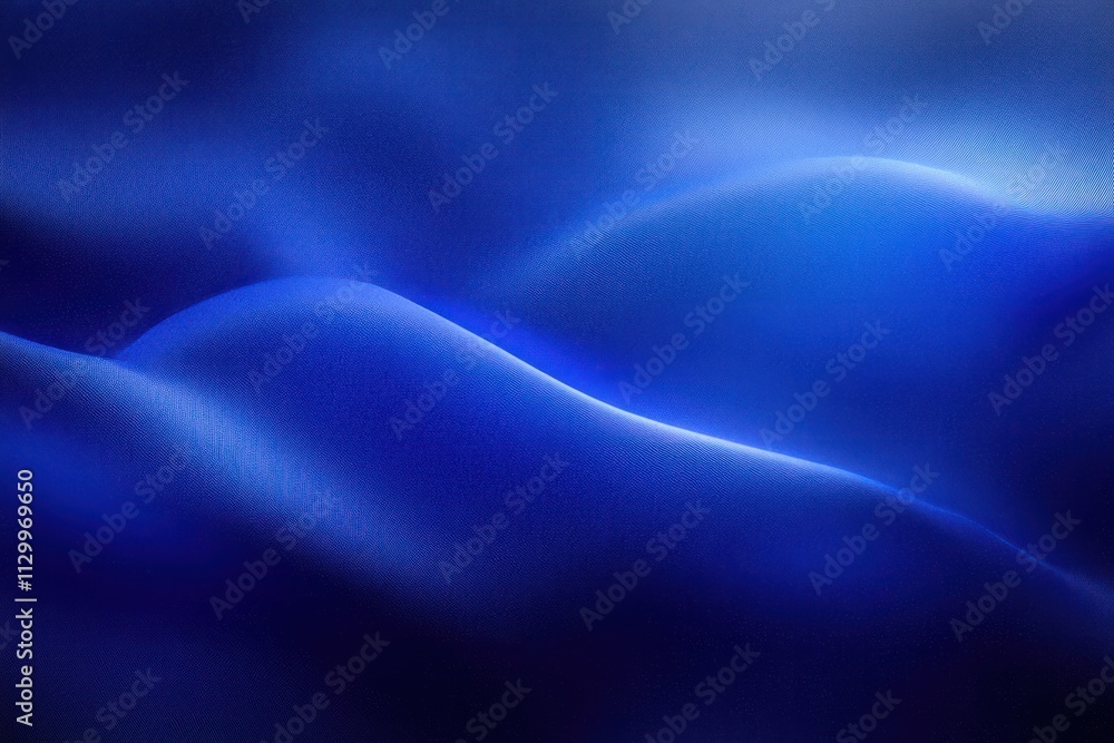 Poster deep blue gradient texture abstract background with geometric shapes and soft lighting