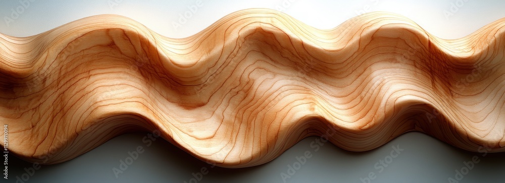 Poster Light Maple Wood Texture Minimalist Natural Background Smooth Finish Grain Patterns