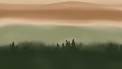 Fototapeta premium AI GENERATE, A gradient with subtle earth tones, transitioning from sandy beige to forest green.