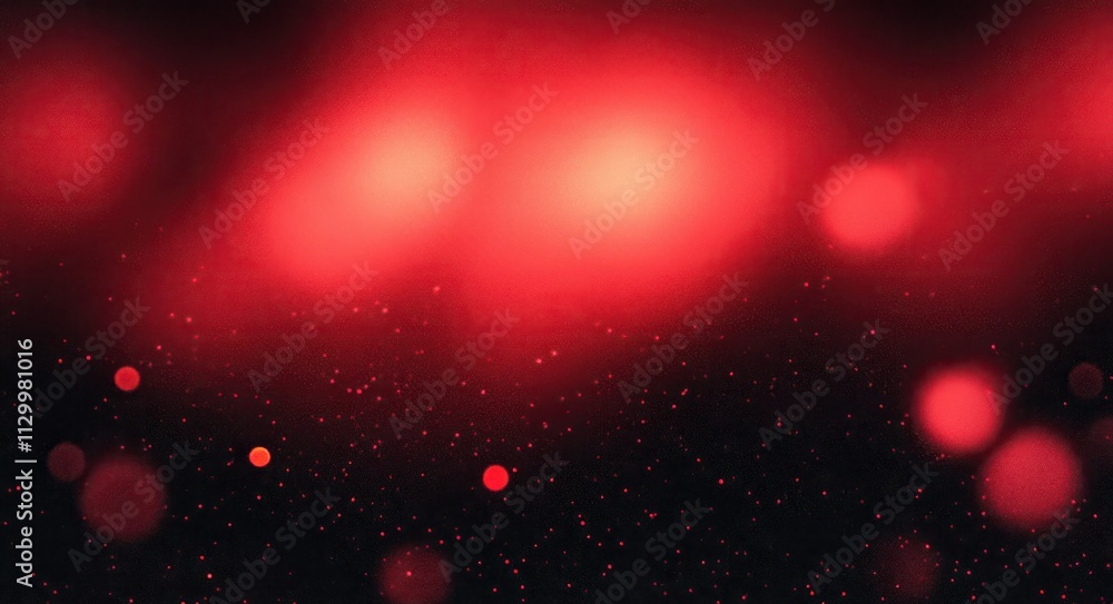 Poster abstract digital background red black bokeh ethereal light dreamy gradient textured graphic design w