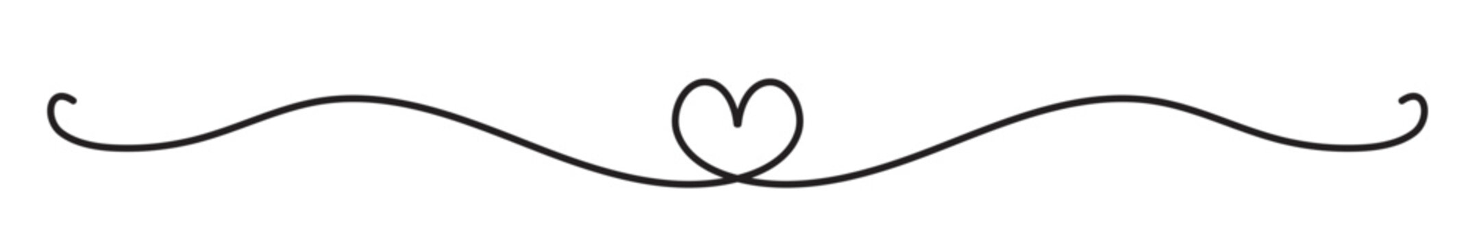 Vintage decorative lines. text dividers. Line border. Lines separators, Borders, Vintage dividers, Underline elements. Vector illustration