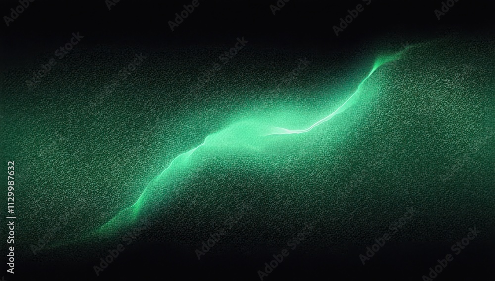 Poster emerald green gradient abstract background with black transition and soft focus lighting for digital