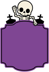 Cute Halloween Textbox frame
