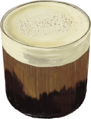 Vanilla Bean Cream Spenner Cafe Latte Coffee